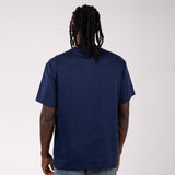 Camiseta Regular Tropical Azul Marino