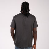 Camiseta Regular Tropical Gris Oscuro